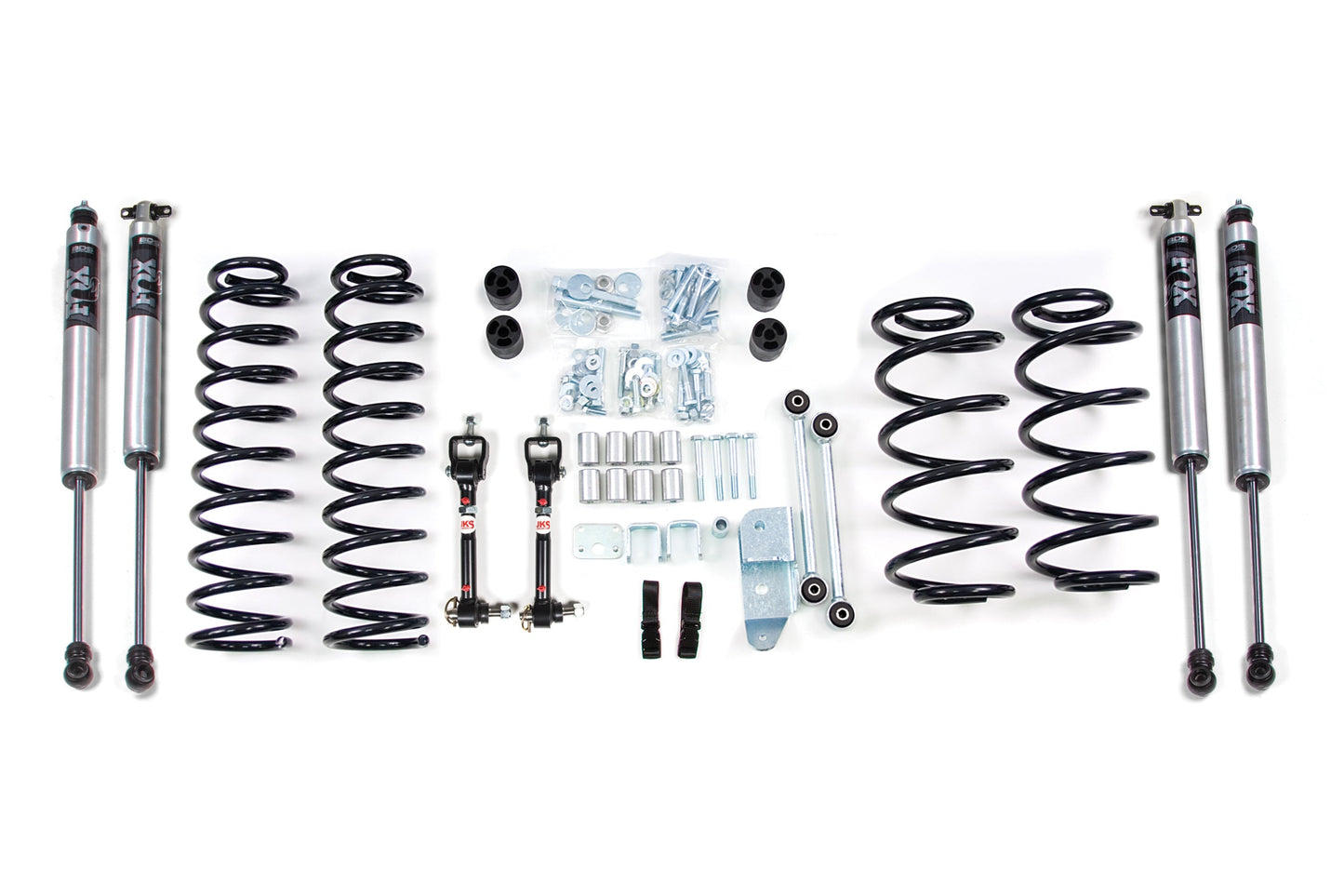 BDS 3 Inch Suspension Lift Kit w/ FOX 2.0 Performance Series Shocks Jeep Wrangler TJ Rubicon 4WD (2003–2006)