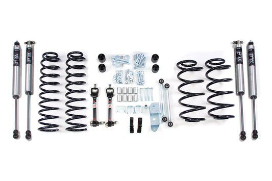 BDS 3 Inch Suspension Lift Kit w/ FOX 2.0 Performance Series Shocks Jeep Wrangler TJ Rubicon 4WD (2003–2006)