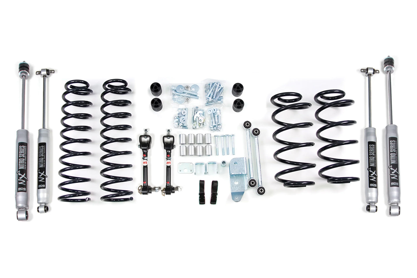 BDS 3 Inch Suspension Lift Kit w/ FOX 2.0 Performance Series Shocks Jeep Wrangler TJ Rubicon 4WD (2003–2006)