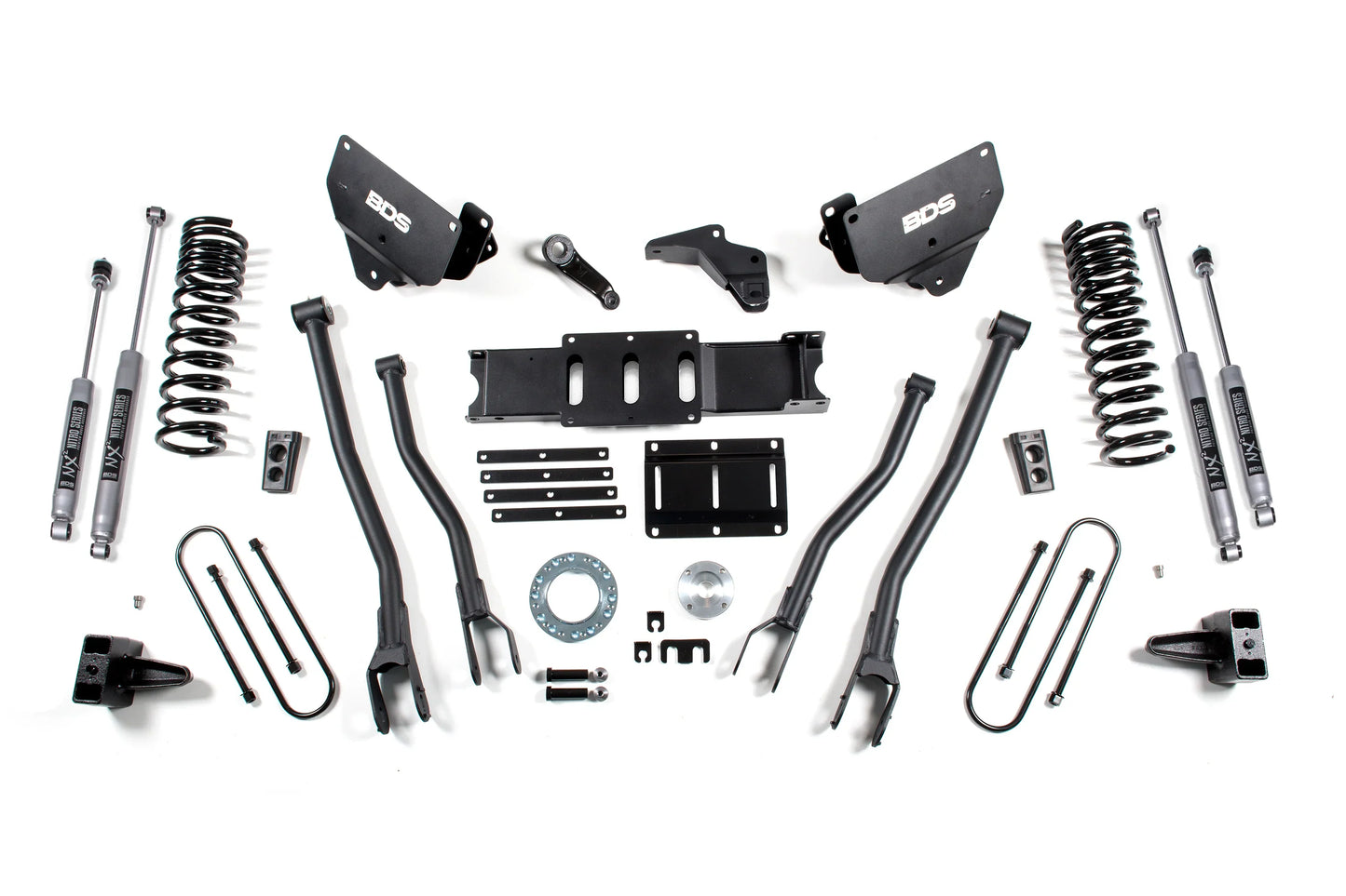 BDS Suspension 6 Inch 4-Link Suspension Lift Kit Ram 3500 4WD Diesel (2013–2018)