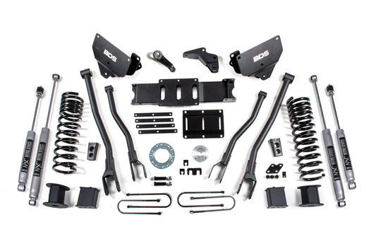 BDS 6 Inch 4-Link Lift Kit Ram 3500 Diesel w/ Rear Air Ride 4WD (2013–2018)