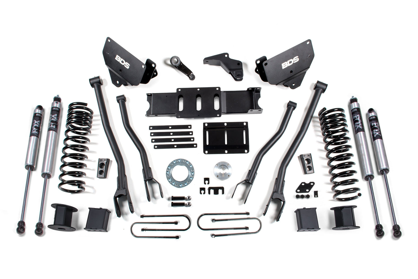 BDS 6 Inch 4-Link Lift Kit Ram 3500 Diesel w/ Rear Air Ride 4WD (2013–2018)
