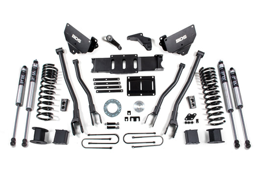 BDS 6 Inch 4-Link Lift Kit Ram 3500 Diesel w/ Rear Air Ride 4WD (2013–2018)