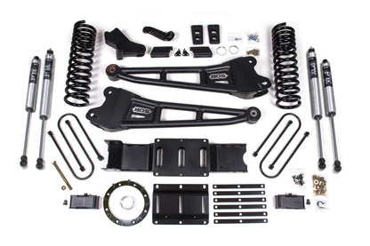BDS 4 Inch Lift Kit FOX 2.5 Performance Elite Radius Arm for Ram 3500 Diesel 4WD (2019–2024)