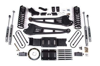 BDS 4 Inch Lift Kit FOX 2.5 Performance Elite Radius Arm for Ram 3500 Diesel 4WD (2019–2024)
