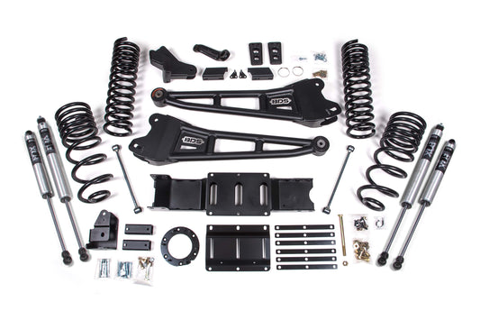 BDS Suspension 4 Inch Lift Kit w/ Radius Arm Ram 2500 4WD Gas (2019-2026)