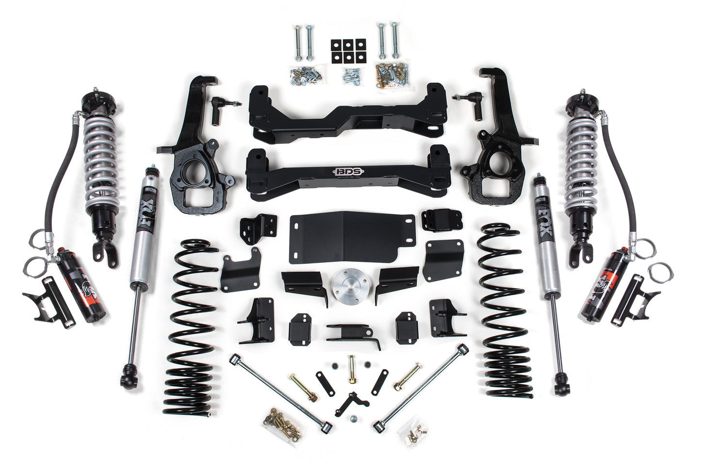 BBDS Suspension 4 Inch Lift Kit FOX 2.5 Performance Elite Coilover Ram 1500 4WD (2019-2024)