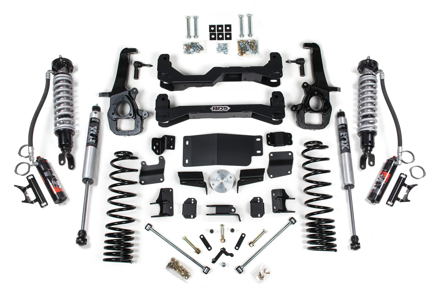 BBDS Suspension 4 Inch Lift Kit FOX 2.5 Performance Elite Coilover Ram 1500 4WD (2019-2024)