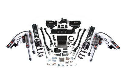BDS 4 Inch 4-Link Suspension Lift Kit w/ FOX 2.5 Performance Elite Shocks Ram 2500 4WD Diesel (2019–2024)