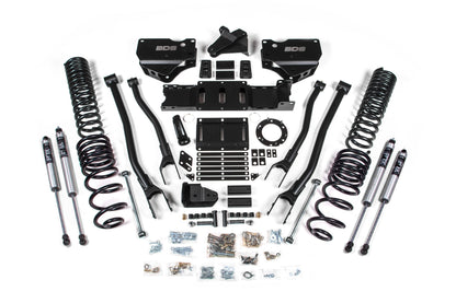 BDS 4 Inch 4-Link Suspension Lift Kit w/ FOX 2.5 Performance Elite Shocks Ram 2500 4WD Diesel (2019–2024)