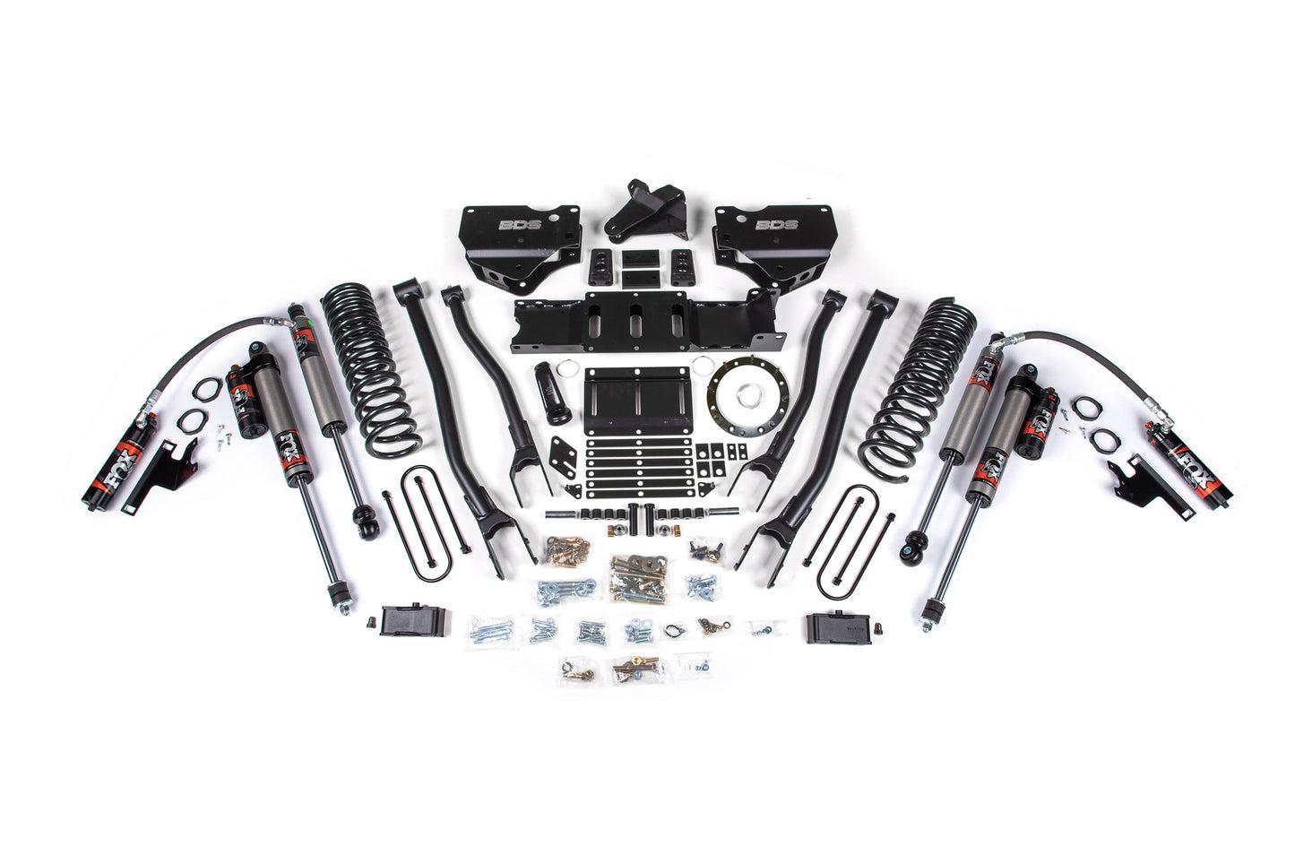 BDS Suspension NX2 Series 4 Inch 4-Link Lift Kit Ram 3500 4WD Gas (2019-2023)