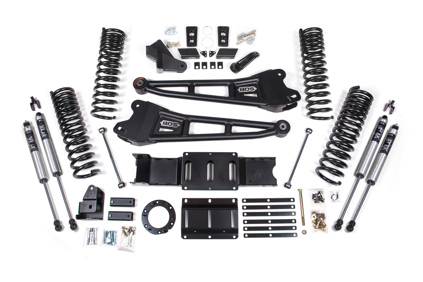 BDS Suspension 6 Inch Radius Arm Suspension Lift Kit Ram 2500 4WD Diesel (2019–2024)