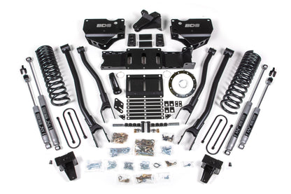 BDS 6 Inch 4-Link Lift Kit Ram 3500 Diesel 4WD (2019–2024)