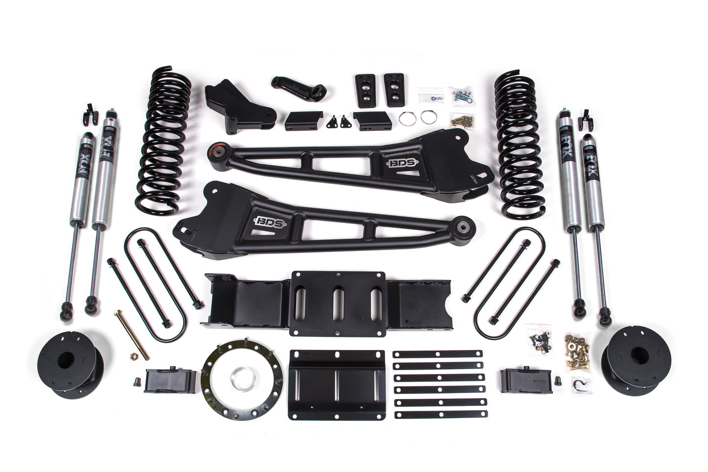 BDS Suspension 4 Inch Lift Kit w/ Radius Arm Ram 3500 Rear Air Ride 4WD Diesel (2019-2024)