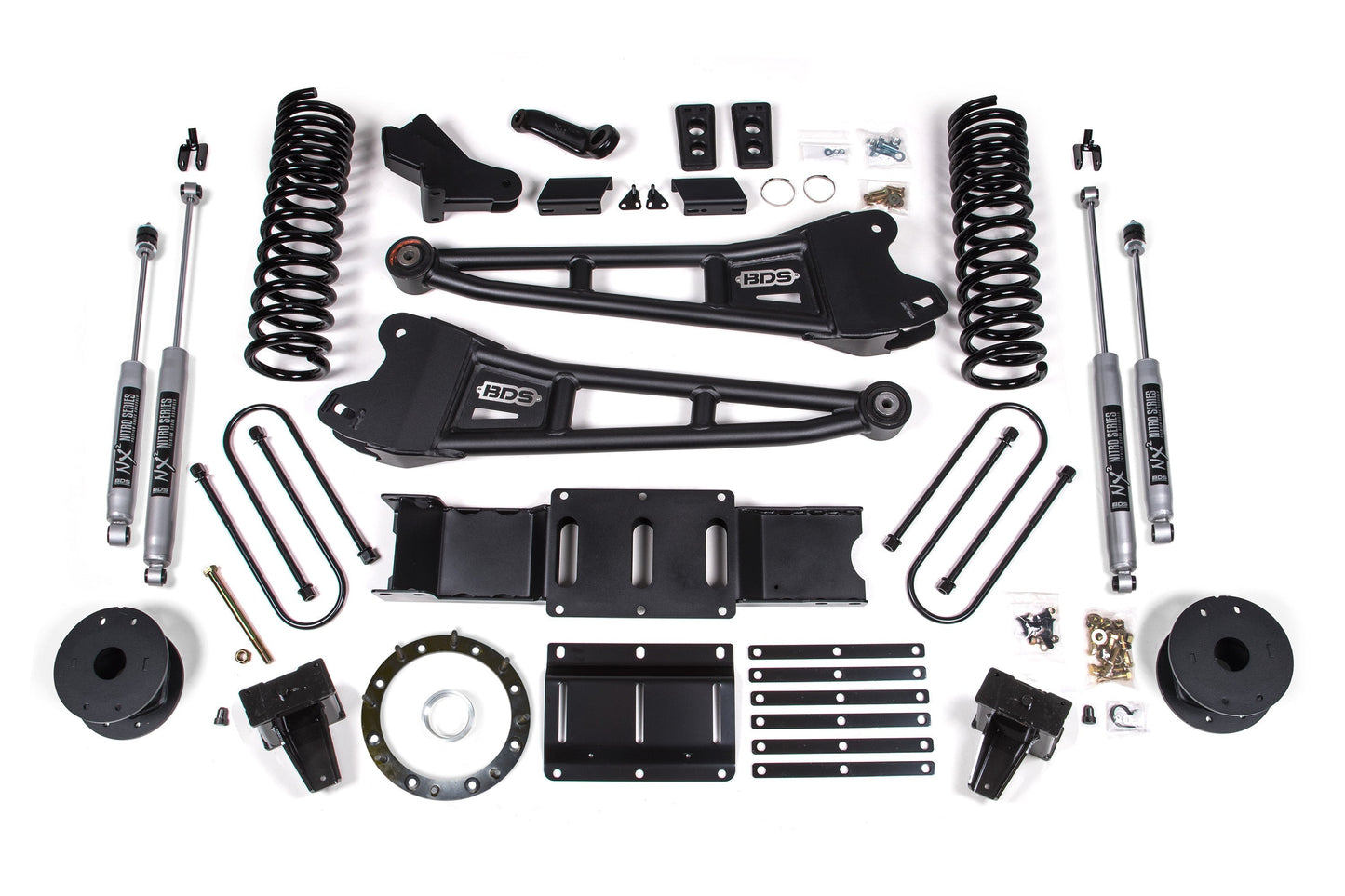 BDS 6 Inch Radius Arm Lift Kit Ram 3500 Diesel w/ Rear Air Ride 4WD (2019–2024)
