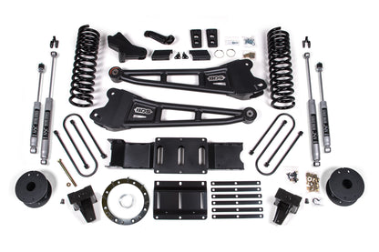 BDS 6 Inch Radius Arm Lift Kit Ram 3500 Diesel w/ Rear Air Ride 4WD (2019–2024)