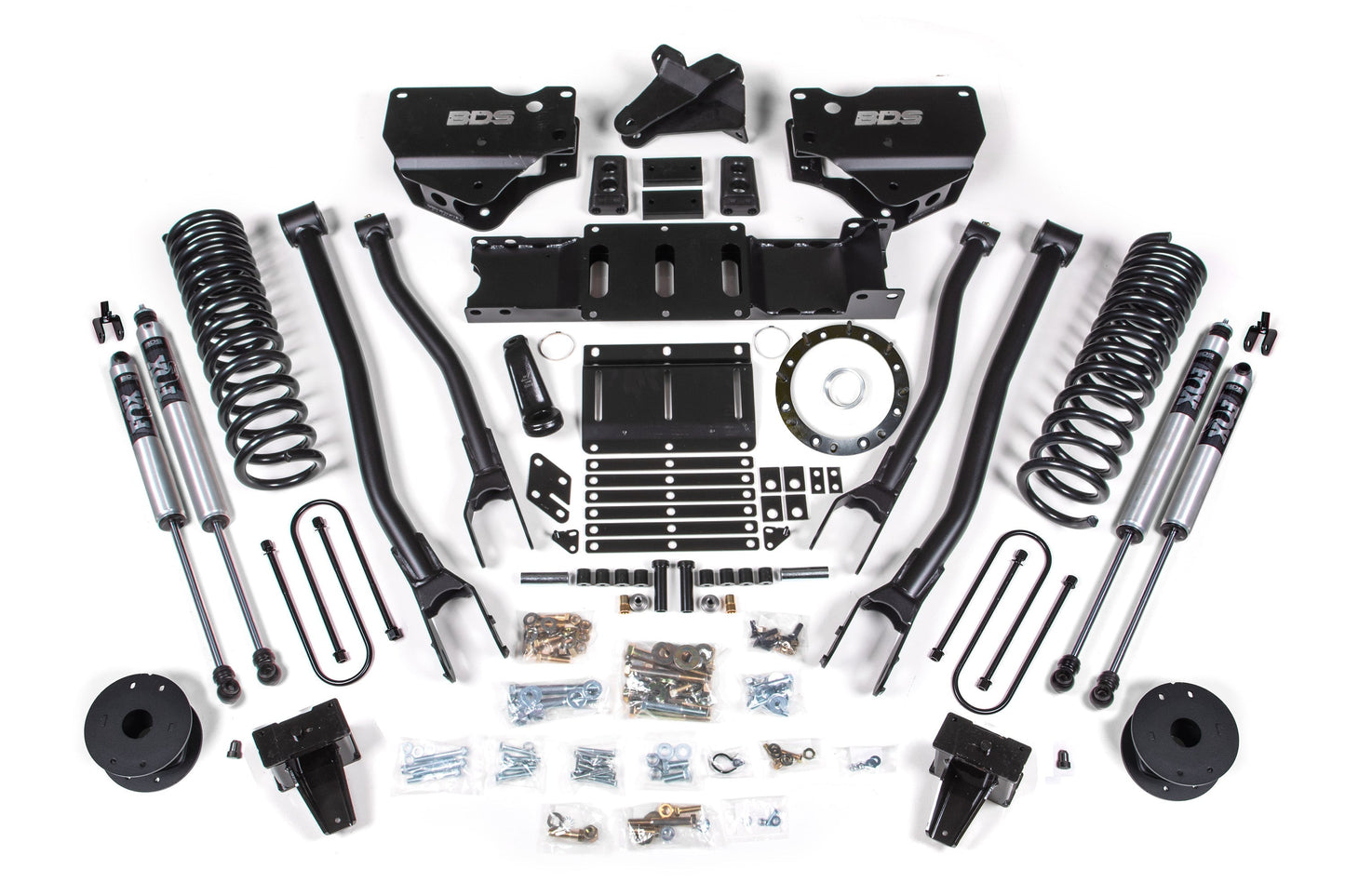 BDS Suspension NX2 6 Inch 4-Link Lift Kit Ram 3500 Rear Air Ride 4WD Diesel (2019-2024)