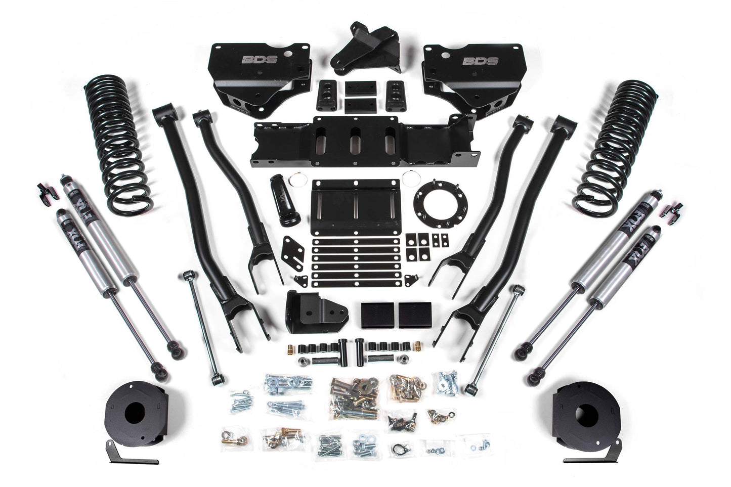 BDS 6 Inch 4-Link Lift Kit Ram 2500 Diesel w/ Rear Air Ride 4WD (2019–2024)