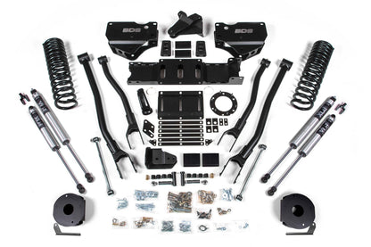 BDS 6 Inch 4-Link Lift Kit Ram 2500 Diesel w/ Rear Air Ride 4WD (2019–2024)