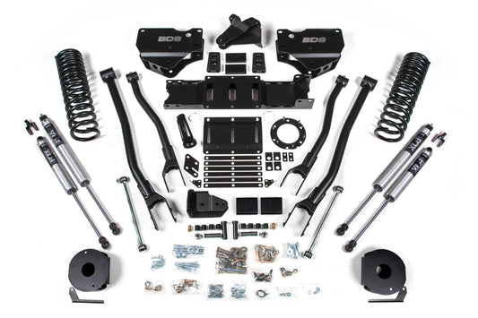 BDS 6 Inch 4-Link Lift Kit Ram 2500 Diesel w/ Rear Air Ride 4WD (2019–2024)