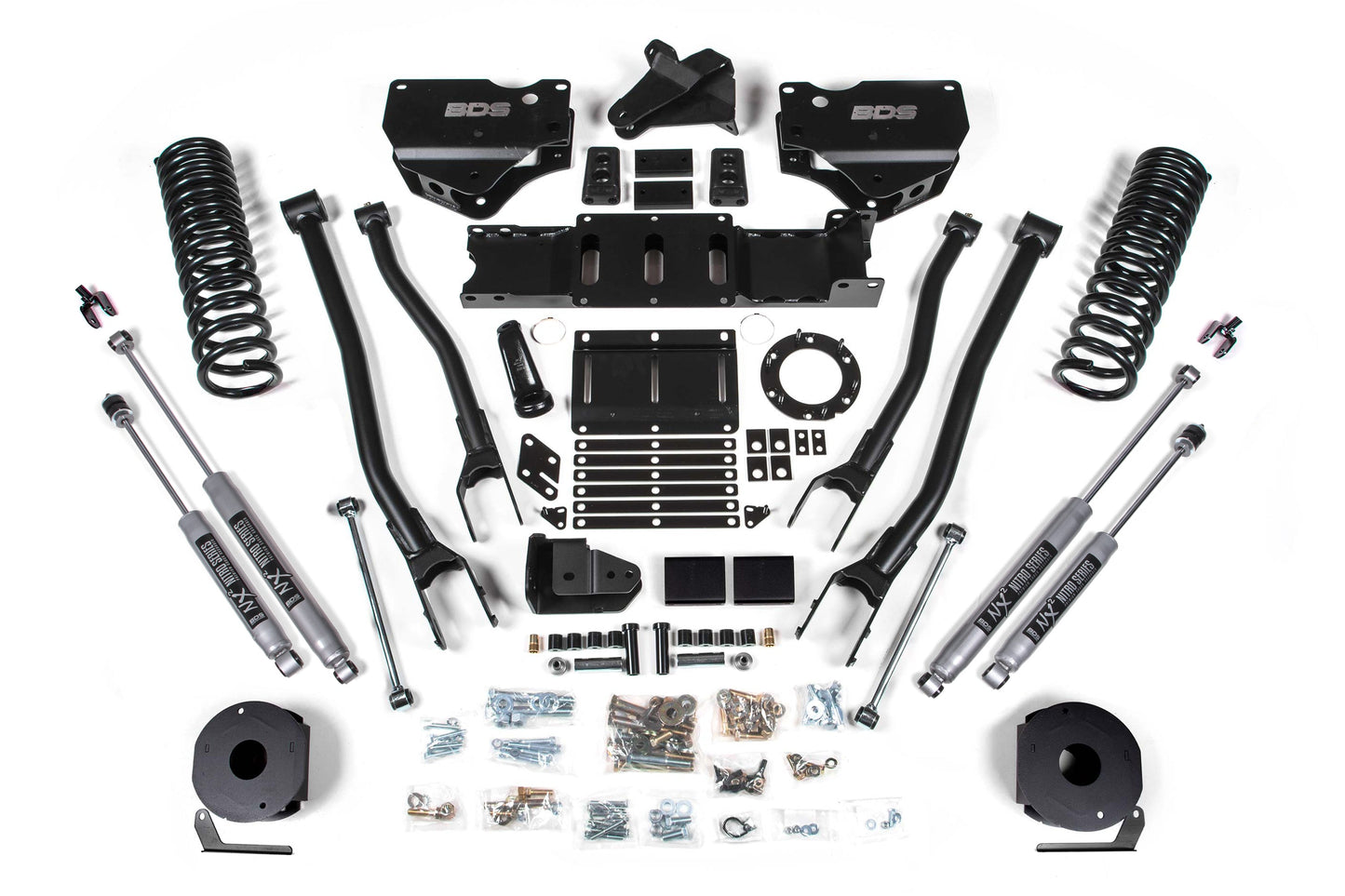 BDS 6 Inch 4-Link Lift Kit Ram 2500 Diesel w/ Rear Air Ride 4WD (2019–2024)