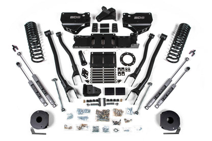 BDS 6 Inch 4-Link Lift Kit Ram 2500 Diesel w/ Rear Air Ride 4WD (2019–2024)