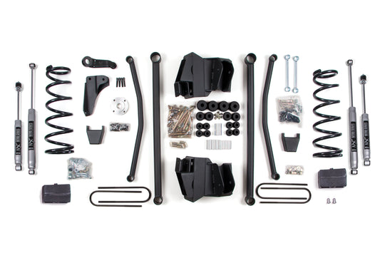 BDS Suspension 8 Inch Long Arm Suspension Lift Kit Dodge Ram 2500 3500 4WD Diesel (2003–2007)