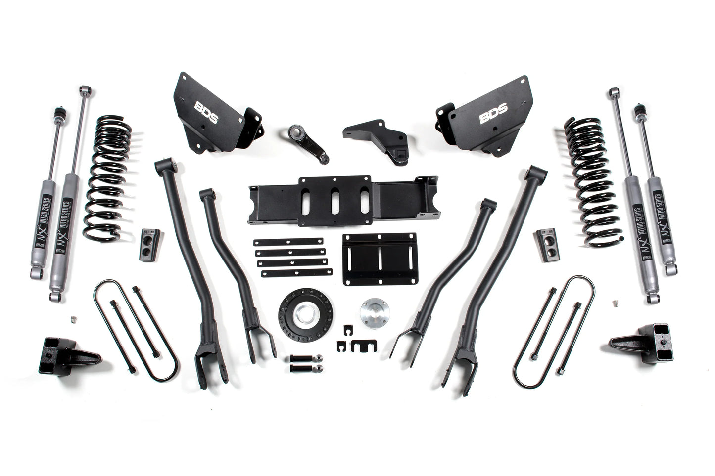 BDS Suspension 6 Inch 4-Link Suspension Lift Kit Ram 3500 4WD Diesel (2013–2018)