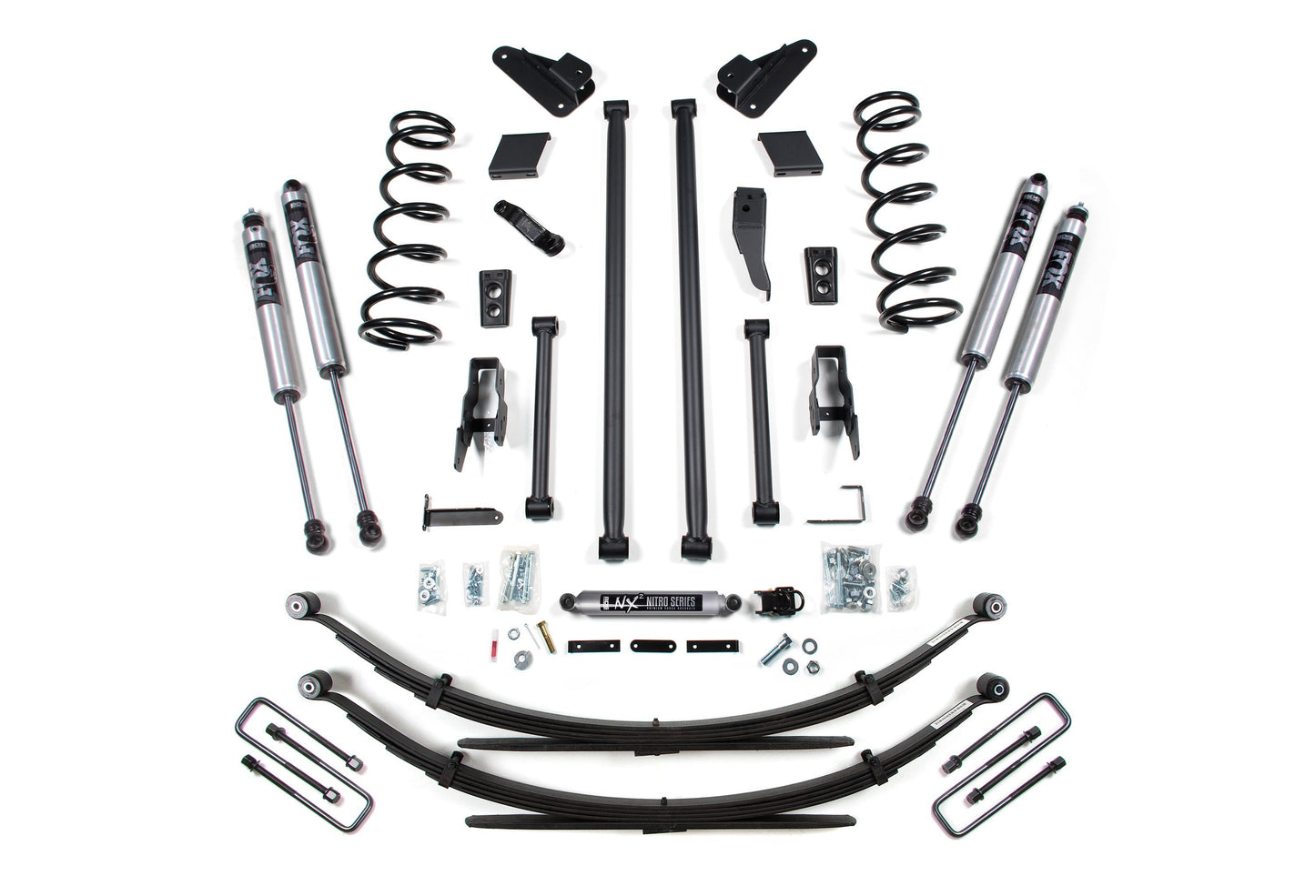 BDS Suspension 5 Inch Long Arm Suspension Lift Kit Dodge Ram 2500 3500 4WD (2000–2002)