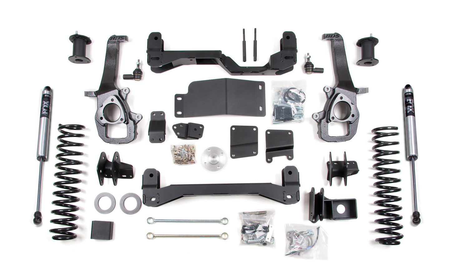 BDS 4 Inch Suspension Lift Kit w/ FOX 2.0 Performance Series Shocks Dodge Ram 1500 4WD (2009–2011)