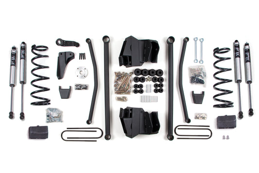 BDS 6 Inch Long Arm Suspension Lift Kit w/ FOX 2.0 Performance Series Shocks Dodge Ram 2500 & 3500 4WD Diesel (2003–2007)