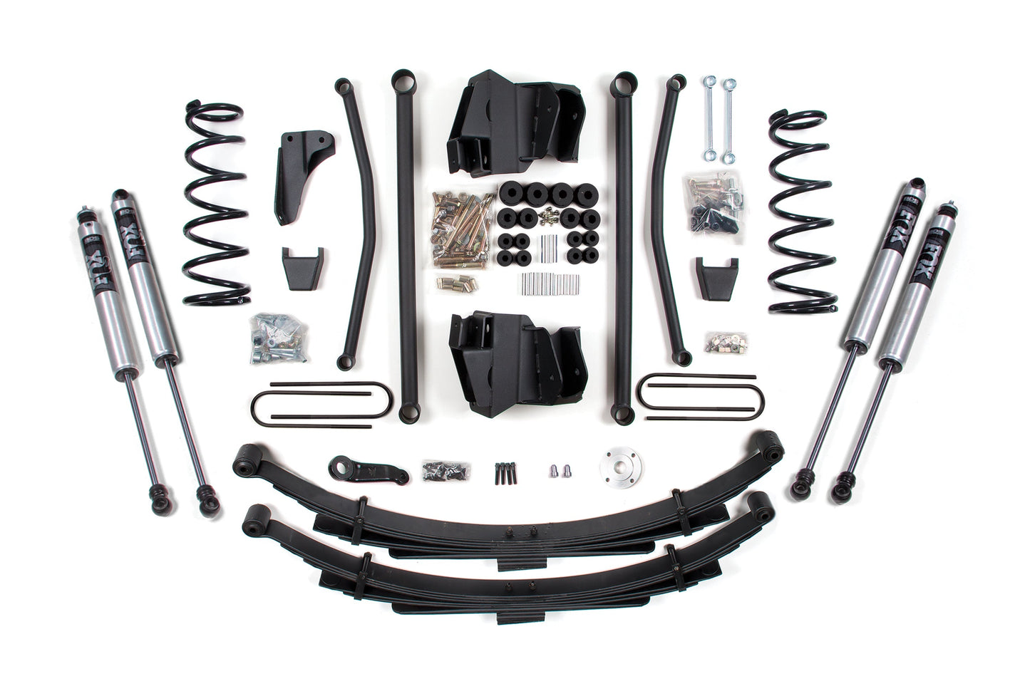 BDS 6 Inch Long Arm Suspension Lift Kit w/ FOX 2.0 Performance Series Shocks Dodge Ram 2500 & 3500 4WD Diesel (2003–2007)