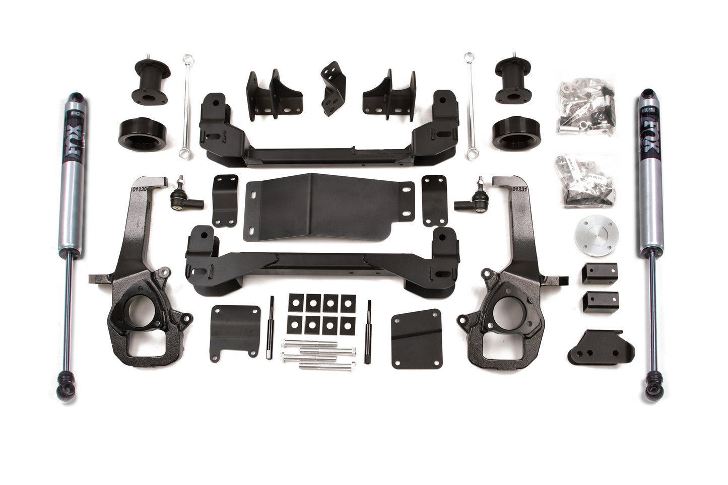 BDS 4 Inch Suspension Lift Kit w/ FOX 2.0 Performance Series Shocks Dodge Ram 1500 4WD (2009–2011)