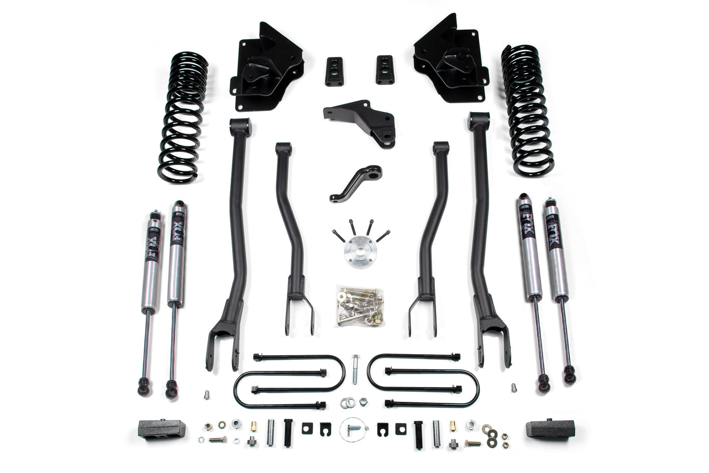 BDS Suspension 4 Inch 4-Link Lift Kit Ram 3500 4WD Gas (2013–2018)