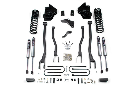 BDS Suspension 4 Inch 4-Link Lift Kit Ram 3500 4WD Gas (2013–2018)