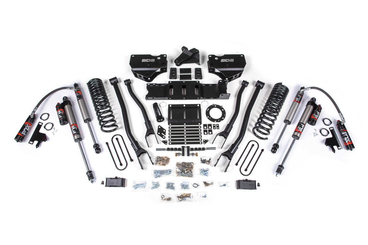 BDS Suspension NX2 Series 4 Inch 4-Link Lift Kit Ram 3500 4WD Gas (2019-2023)