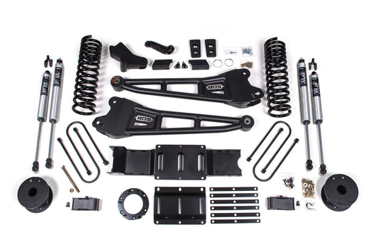 BDS Suspension 4 Inch Radius Arm Suspension Lift Kit Ram 3500 Rear Air Ride 4WD Gas (2019–2024)