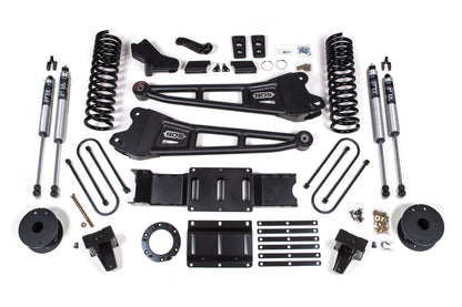 BDS 6 Inch Radius Arm Lift Kit Ram 3500 Diesel w/ Rear Air Ride 4WD (2019–2024)