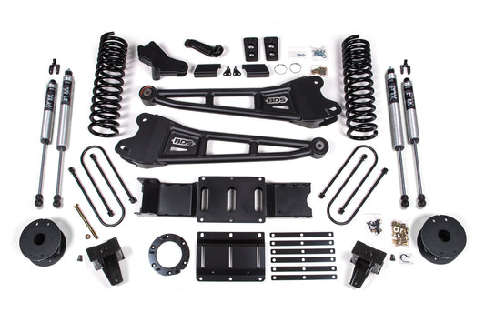 BDS 6 Inch Radius Arm Lift Kit Ram 3500 Diesel w/ Rear Air Ride 4WD (2019–2024)