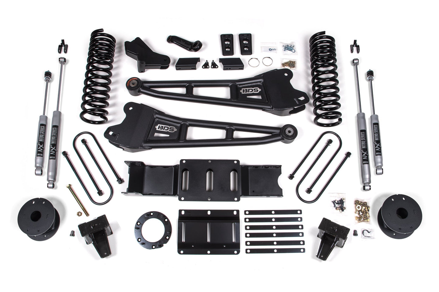 BDS 6 Inch Radius Arm Lift Kit Ram 3500 Diesel w/ Rear Air Ride 4WD (2019–2024)