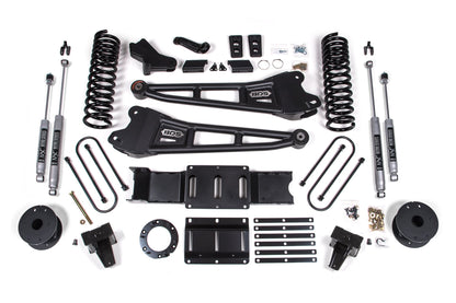 BDS 5.5 Inch Radius Arm Lift Kit Ram 3500 Gas w/ Rear Air Ride 4WD (2019–2024)
