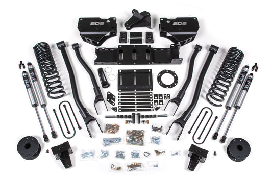 BDS Suspension NX2 6 Inch 4-Link Lift Kit Ram 3500 Rear Air Ride 4WD Diesel (2019-2024)