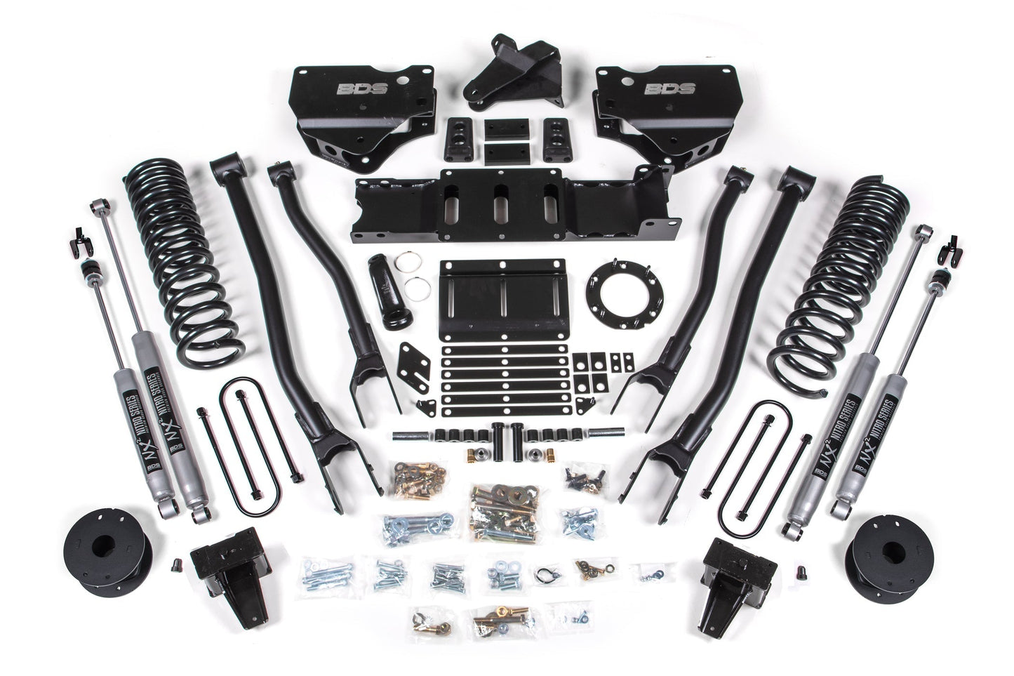 BDS Suspension NX2 6 Inch 4-Link Lift Kit Ram 3500 Rear Air Ride 4WD Diesel (2019-2024)