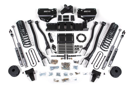 BDS Suspension NX2 6 Inch 4-Link Lift Kit Ram 3500 Rear Air Ride 4WD Diesel (2019-2024)