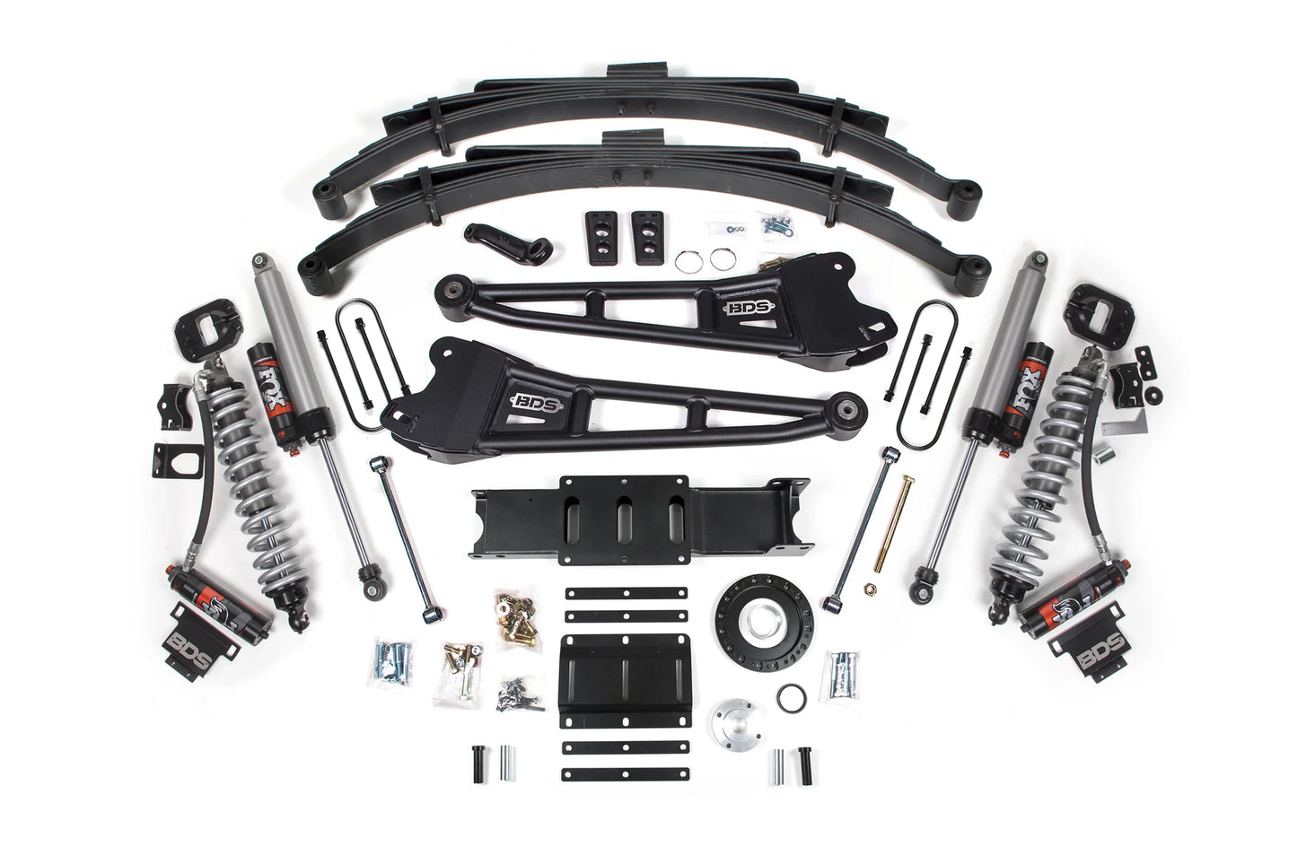 BDS 6 Inch Lift Kit Radius Arm FOX 2.5 Performance Elite Ram 3500 Diesel 4WD (2013–2018)
