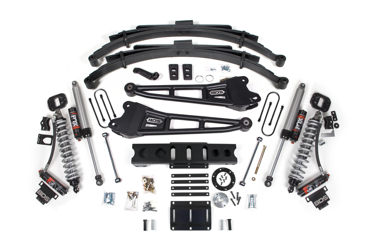 BDS 6 Inch Lift Kit Radius Arm FOX 2.5 Performance Elite Ram 3500 Diesel 4WD (2013–2018)