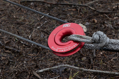 Rough Country 6.5" Winch Recovery Ring | 41,000 lb Capacity | Lightweight Aluminum