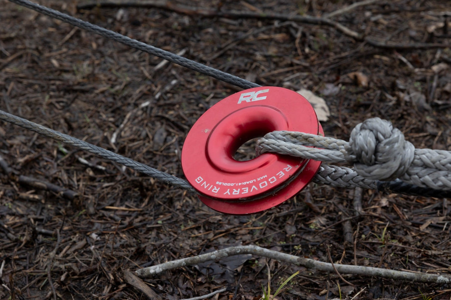 Rough Country 4" Winch Recovery Ring | 41,000 lb Capacity | Lightweight Aluminum