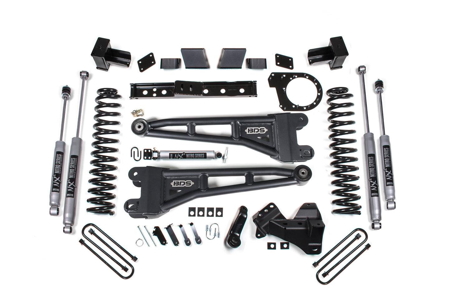 BDS 7 Inch Radius Arm Lift Kit Ford F250/F350 Super Duty Diesel 4WD (2023–2026)