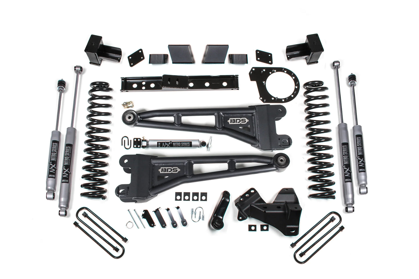 BDS 7 Inch Radius Arm Lift Kit FOX 2.5 HTO for Ford F350 Super Duty DRW Diesel 4WD (2023–2026)
